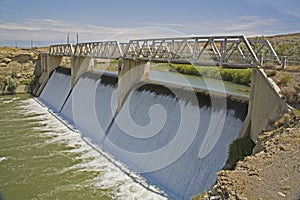 Willwood irrigation diversion dam Shoshone river photo