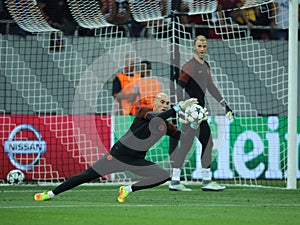 Willy Caballero and Joe Hart