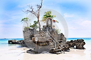Willy's rock on island Boracay