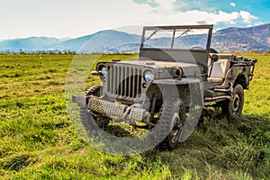 Willys Jeep. American army car