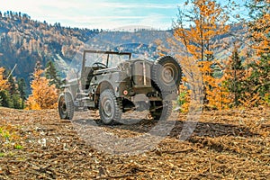 Willys Jeep. American army car