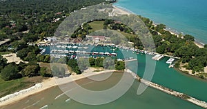 Wilmette Harbor and Lake Michigan Shoreline