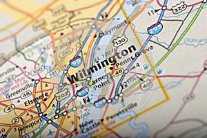 Wilmington on map