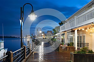 Wilmington, North Carolina, USA on the Riverwalk