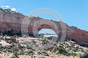 Wilson Arch at south of Moab, Utah photo