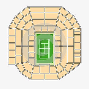 Wimbledon 1. centre court plan