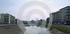 Wimereux, coastal town in the Pas de Calais region in France