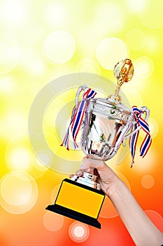 Win award cup