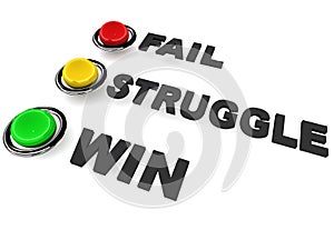 Win fail or struggle photo