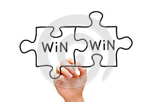 Win Win Puzzle Concept