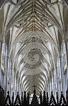 Winchester Cathedral ceiling
