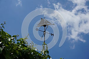 Wind banner with spinacker.