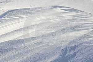 Wind-Blown Snow Dune