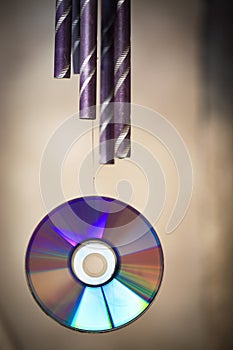 Wind chime and cd rom