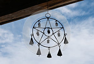 Wind chimes, star and bells