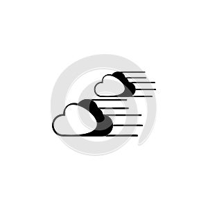 wind and clouds icon. Element of weather elements illustration. Premium quality graphic design icon. Signs and symbols collection