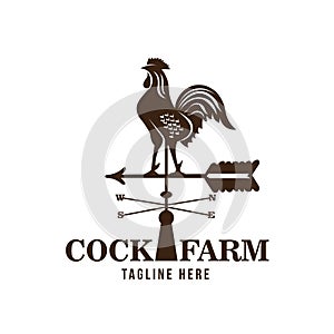 Wind Cock logo design for logo and brand product photo