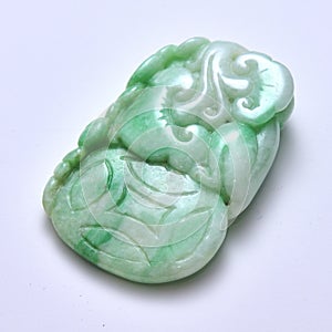 Wind coin Jade sculpture gemstone pendant photo
