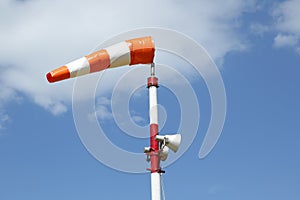 Wind direction indicators with speakerphone