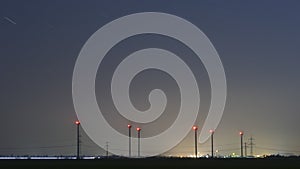 Wind electric generators