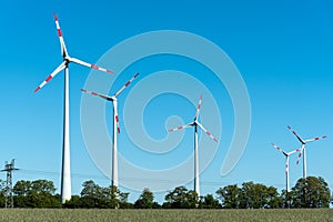 Wind energy converters in Germany