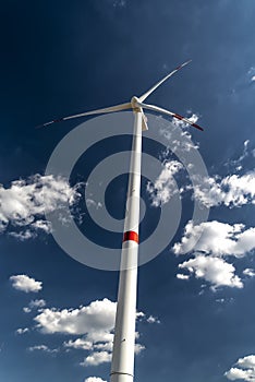 Wind energy park in Germany