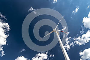 Wind energy park in Germany