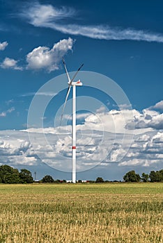 Wind energy park in Germany