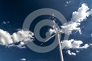 Wind energy park in Germany