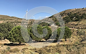 Wind energy trubine in SarpÄ±ncÄ±k village