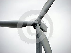 Wind Energy Turbine Close-up