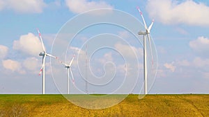 Wind energy turbines are one of the cleanest, renewable electric energy source