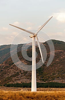 Wind energy. Wind generator (alternative energy)