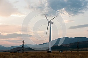 Wind energy. Wind generator (alternative energy)