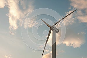 Wind energy. Wind generator (alternative energy)