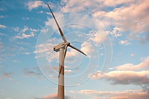 Wind energy. Wind generator (alternative energy)