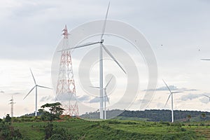 Wind Energy. Wind Turbines,winmill Thailand