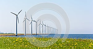 Wind energy windmills photo