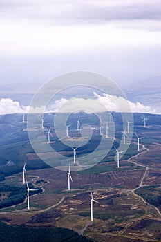 Wind farm From The Air