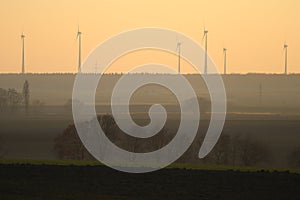 Wind farm on the Horizon