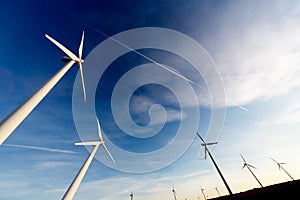 Wind farm, Industrial Eolic installation photo