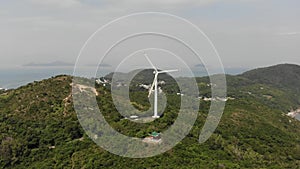 Wind farm on the island of Lamma