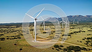 Wind farm near Monticello, Utah