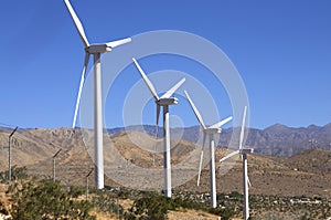 Wind farm near Palm Springs,CA