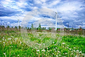 Wind farm near Zelenogradsk