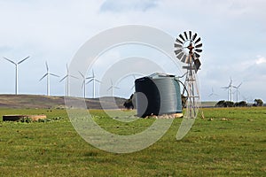 Wind Farm Old and New