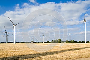 Wind Farm Six Hills Leicestershire England