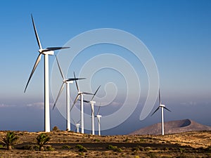 Wind Farm Turbines - Renewable Clean Green Energy