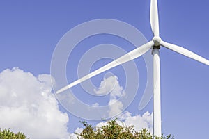 Wind farm in Val D`Agri hills, Basilicata