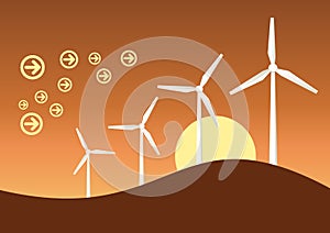 Wind generator graphic